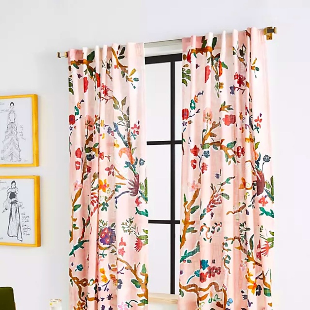 Anthro Cecelia Curtain Panels